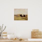 Hodler - The Bull 1878 Poster (Küche)