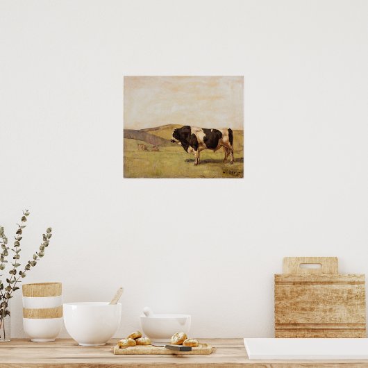 Hodler - The Bull 1878 Poster (Küche)