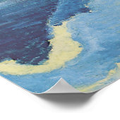 Hodler - Thun mit symmetrischem Spiegeln 1909 Poster (Ecke)