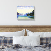 Hodler - Thuner See aus Lessig, schöne Kunst Leinwanddruck (Insitu (Schlafzimmer))