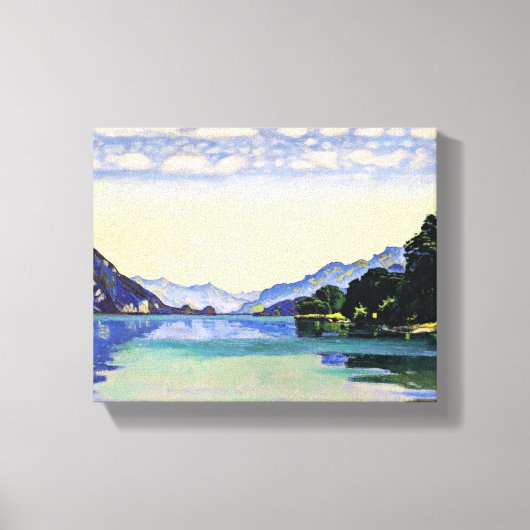 Hodler - Thuner See aus Lessig, schöne Kunst Leinwanddruck (Vorderseite)