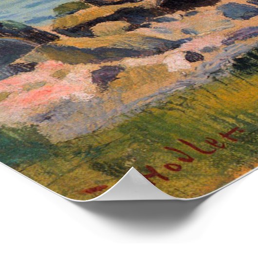 Hodler - Wiese 1890 Poster (Ecke)