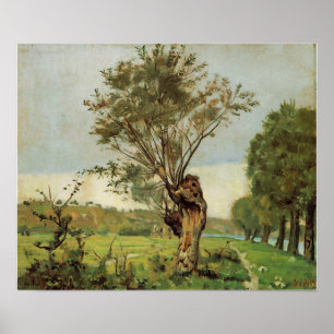Hodler - Wiesen und Der Jonction in Genf 1878 Poster