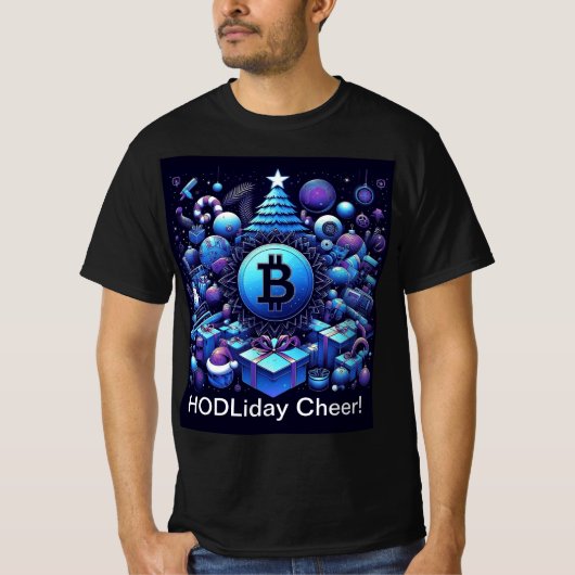 HODLiday Cheer Crypto Weihnachts-T - Shirt (Vorderseite)