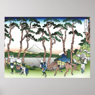 Hodogaya an der Tokaido-Highway Poster