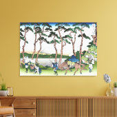 Hodogaya auf der Tokaido-Autobahn Leinwanddruck (Insitu (Wohnzimmer))