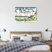 Hodogaya auf der Tokaido-Autobahn Leinwanddruck (Insitu (Schlafzimmer))