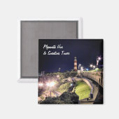 Hoe Approach und Smeaton's Tower Magnet (Vorderseite/Rückseite)