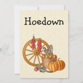 Hoedown Einladung (Vorderseite)