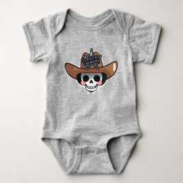 HoeDown Throwdown, Cowboy Skeleton Baby Bodysuit Baby Strampler