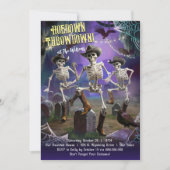 Hoedown Throwdown, Halloween Dance Party Einladung (Vorderseite)