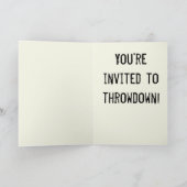 Hoedown Throwdown-Party Einladung (Innenseite)