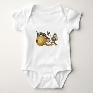 Hoefnagel Vintage Birne & Insekten 1500er Renaissa Baby Strampler