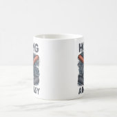 Hoeing ain't easy Funny Garening Geschenk Kaffeetasse (Mittel)