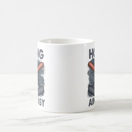 Hoeing ain't easy Funny Garening Geschenk Kaffeetasse (Mittel)