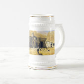 Hof bei Chailly - Claude Monet Bierglas (VorderseiteRechts)