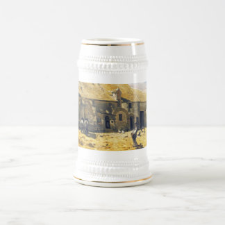 Hof bei Chailly - Claude Monet Bierglas