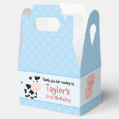 Hof Birthday Gevor Box (Gable Box) - Blau Geschenkschachtel (Geöffnet)