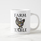 Hof bis Tafelbäume Jumbo-Tasse (Rechts)