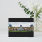 Hof des Louvre Museum mit der Pyramide Postkarte (Stehend Vorderseite)