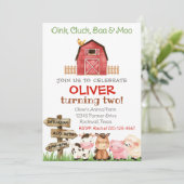 Hof Einladung zum Geburtstag, Einladung der Jungfa (Stehend Vorderseite)