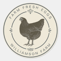 Hof Fresh Vintag Hen Eggs Karton Antik Weiß