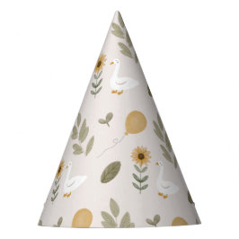 Hof Gänse Sonnenblume Gelber Ballon Partyhütchen