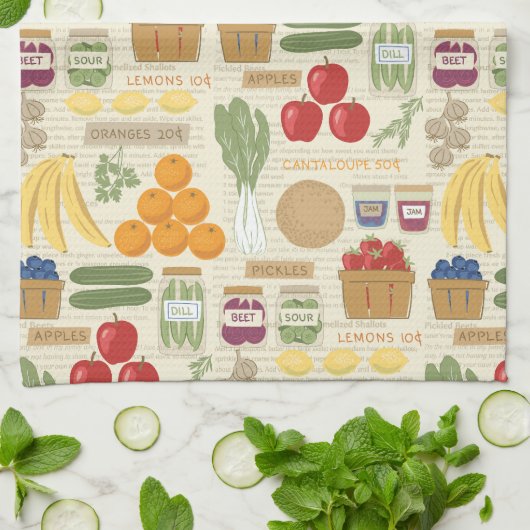 Hof Geschirrtuch (Gefaltet)