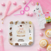 Hof Holy Cow Baby Dusche Pappteller (Party)