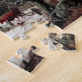 Hof im Winter George Henry Durrie 1858 Puzzle (Seite)