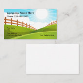Hof Land Sunny Sky Visitenkarte (Vorne/Hinten)
