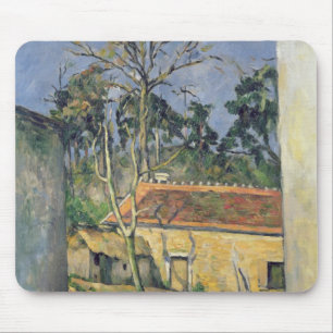 Hof Pauls Cezanne bei Auvers, c.1879-80 Mousepad