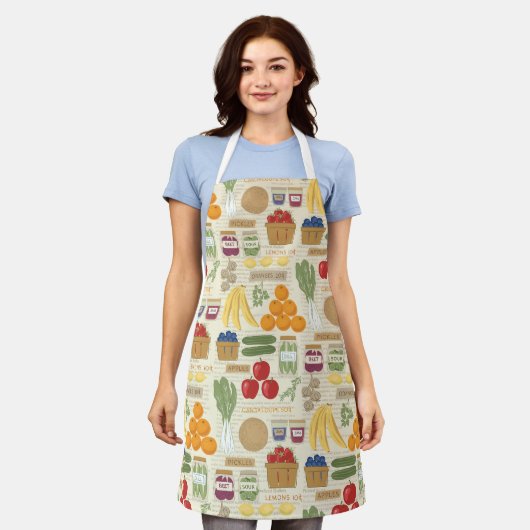 Hof Schürze (Getragen)