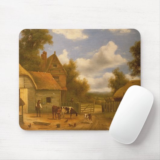 Hof-Szene Mousepad (Mit Mouse)