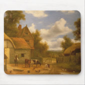 Hof-Szene Mousepad (Vorne)
