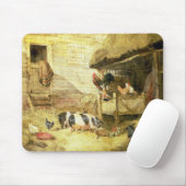 Hof-Szene Mousepad (Mit Mouse)