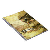 Hof-Szene Notizblock (Rechte Seite)