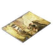 Hof-Szene Notizblock (Linke Seite)