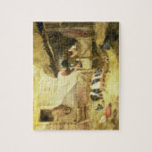 Hof-Szene Puzzle (Vertikal)