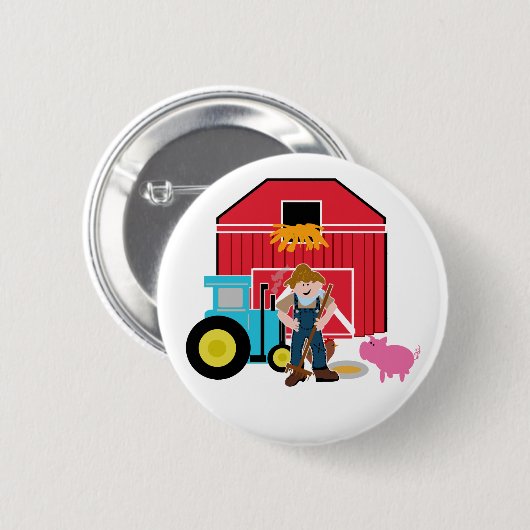 Hof-T-Shirts und Geschenke Button (Vorne & Hinten)