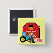 Hof-T-Shirts und Geschenke Button (Vorne & Hinten)