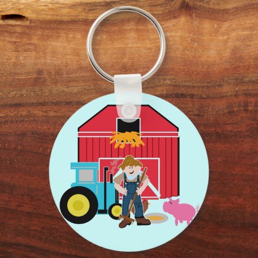 Hof-T-Shirts und Geschenke Schlüsselanhänger (Vorderseite)