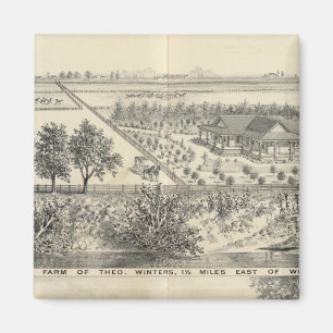 Hof T Winters Magnet