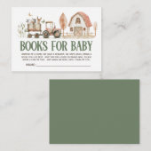 Hof Tiere Traktor Barn Books Baby Begleitkarte (Vorne/Hinten)