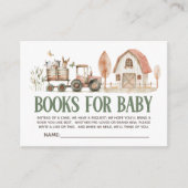Hof Tiere Traktor Barn Books Baby Begleitkarte (Vorderseite)