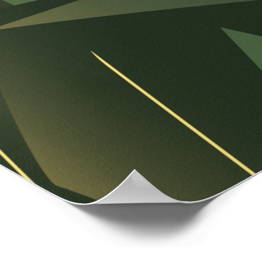 Hof und Windmühle Poster (Ecke)