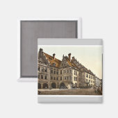 Hofbrauhaus, München, Bayern, Deutschland, klassis Magnet (Vorderseite/Rückseite)