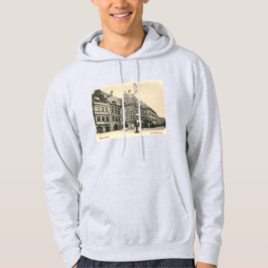 Hofbrauhaus, München, Deutschland 1900 Vintag Hoodie (Vorderseite)