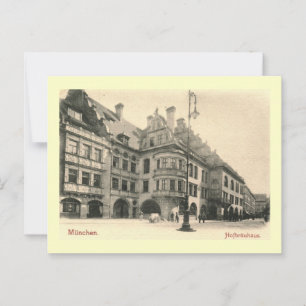 Hofbräuhaus, München, Deutschland 1900 Vintage Postkarte
