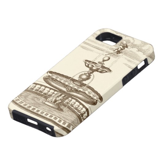 Hofbrunnen mit Zierstuben Case-Mate iPhone Hülle (unten)